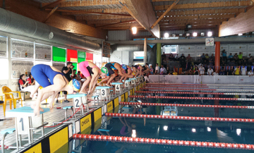 Nadadoras paralímpicas en Alcorcón