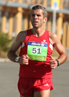 Alberto Suárez en el maratón