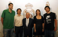 Felipe Reyes, Javier Pérez Tejero, Enrique Sánchez, Yolanda Erburu y Sergio LLull