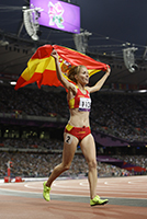 Elena Congost medalla de plata en la modalidad de 1500 metros.