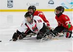 Partido de hockey entre Japón y Canadá