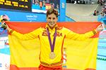 Michelle Alonso medalla de oro en los 100 metros braza y Record del Mundo