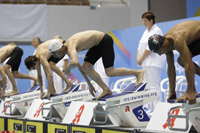 Competición de natación