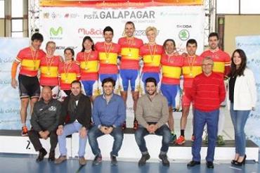ciclistas medallistas en Galapagar