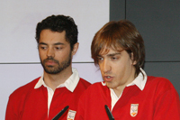 Jon Santacana y Miguel Galindo