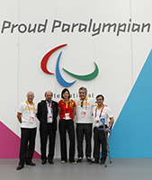 Representantes de Sanitas y BUPA visitan el servicio medico del Equipo Paralímpico.