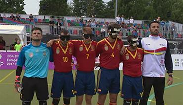 La selección española en la final