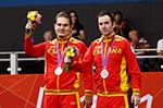 Jordi Morales y Alvaro Valera medalla de plata en la final por equipos