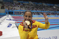Teresa Perales con su medalla de oro