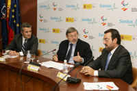 Iñaki Ereño, Jaime Lissavetzky y Miguel Carballeda
