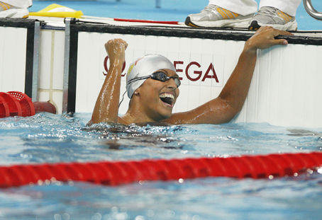 La nadadora Teresa Perales.