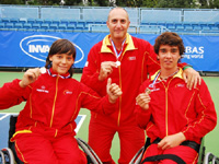 Daniel Caverzaschi con Roberto Chamizo y David Sanz