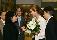 La Infanta Elena saluda a Mercedes Solé
