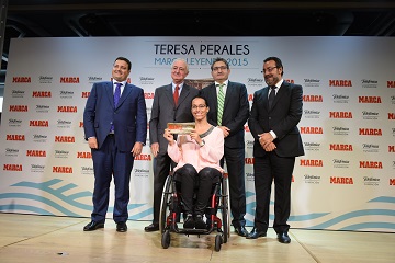 Teresa Perales recoge el “Marca Leyenda”