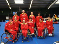 El equipo español de tenis en silla de ruedas