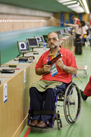 Soriano durante los últimos Juegos Paralímpicos de Pekín 2008