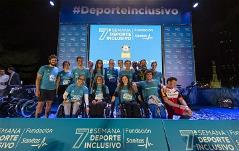 Deportistas paralímpicos patricipantes en el récord Guinness