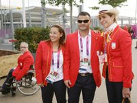 La Infanta elena junto a David Casinos