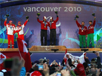 Entrega de medallas