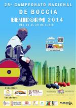 Cartel del Campeonato de España de Boccia Benidorm 2014