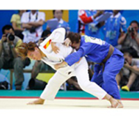 Mónica Merenciano en un combate